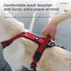 A Comfortable, Breathable and Wear-resistant I-shaped Dog Leash for The Large Dog's Chest and Back To Prevent It From Breaking Free
