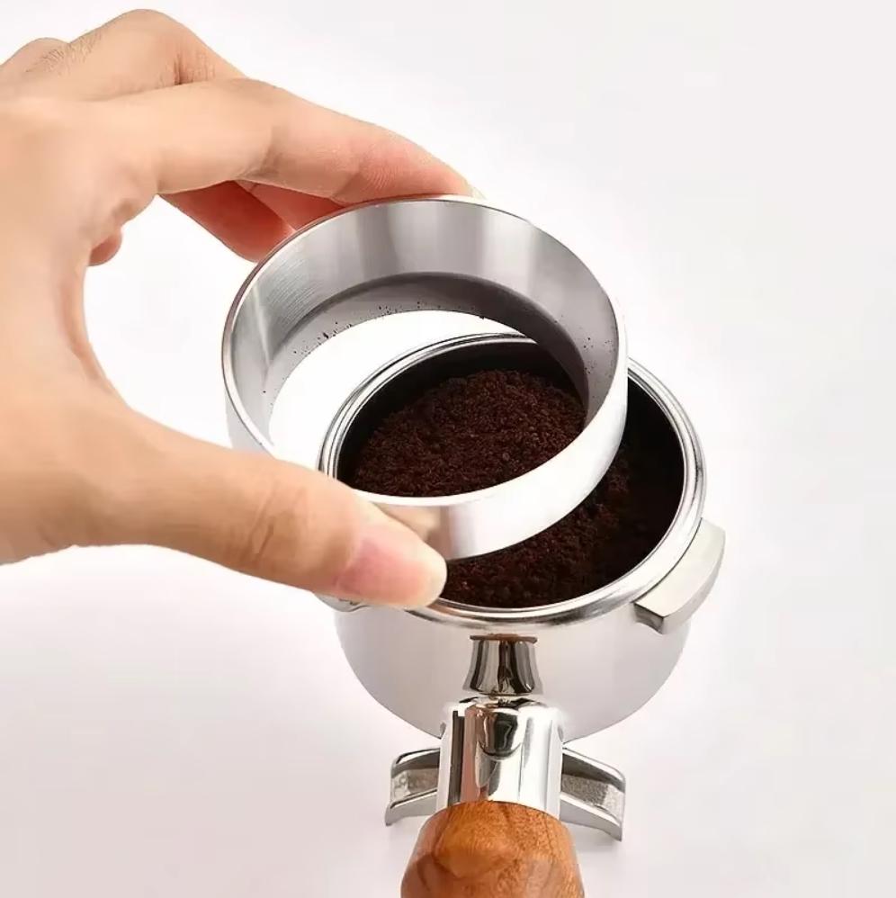 Espresso Coffee Dosing Ring 51mm 53mm 58mm Magnetic Dosing Funnel Super Magnetic PerfectFit Coffee Accessories