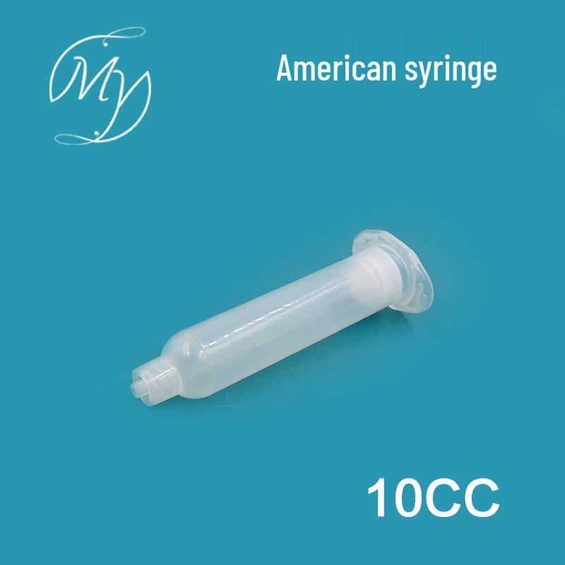 

Transparent Plastic Glue Dispensing Syringe with Needle Attachment