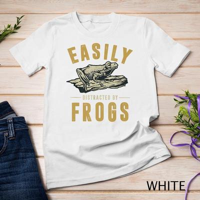 Facilement Distrait par les Grenouilles T-shirt Unisexe