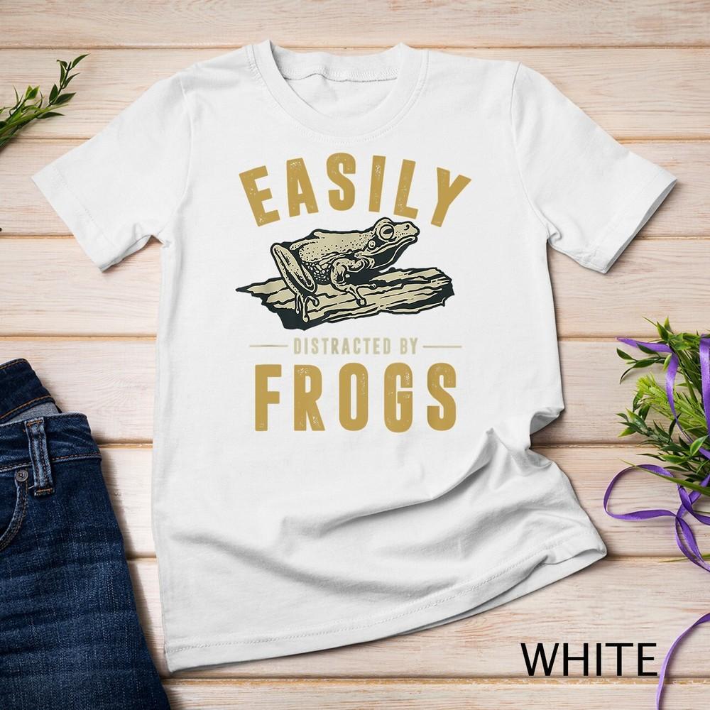 

Easily Distracted By Frogs Unisex T-shirt 2XL