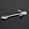 1Pc 304 Stainless Steel Mini Cat Coffee Tea Hanging Cup Spoon Kitchen Gadget AVE