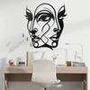1 Piece Of Classic Abstract Female Face Metal Wall Art, An Original Pattern Sculpture, An Elegant Wall Decoration