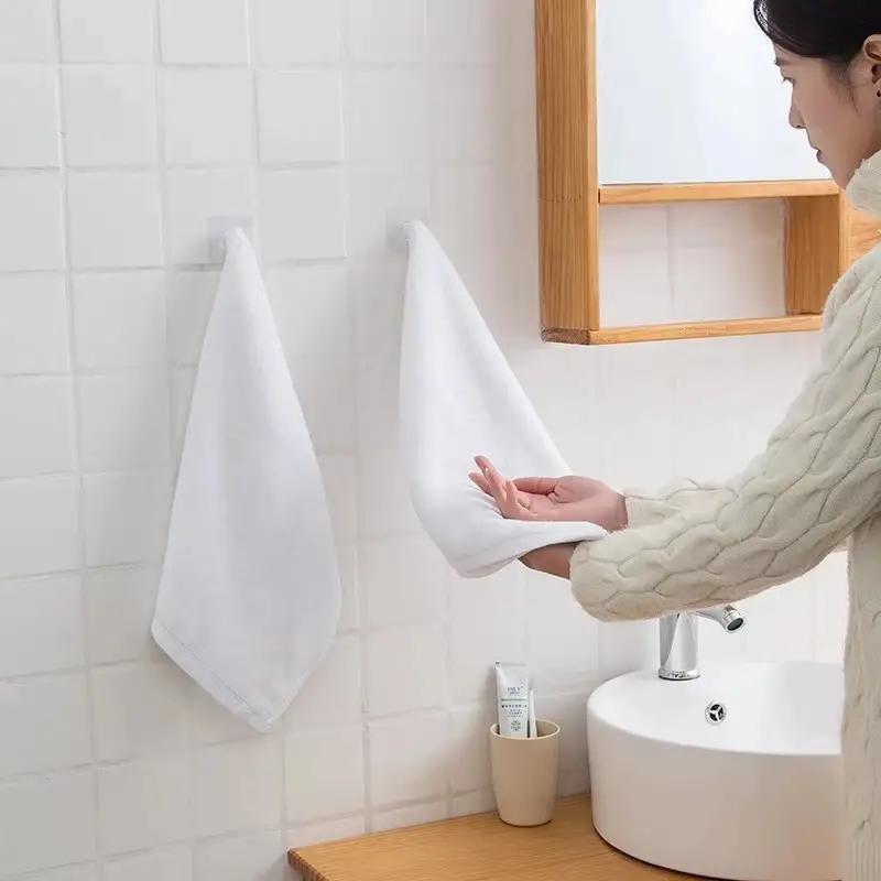 Transparent Wall Hooks Hangers Self Adhesive Door Wall Hangers Hooks Suction Heavy Load Rack For Kitchen Bathroom Accessories