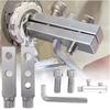 Professional Steel Broken Bolt Extractor - Water-Tap Angle Valve Remover Tool for 4/6 Points Damaged Screws Plumber's Repair Kit