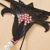 "Large Sexy Thong with Pearl Massage, Open Crotch, Easy Removal - European & American Style"