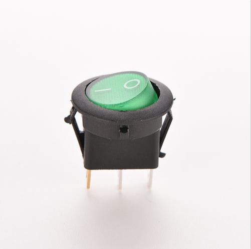 12V 16A Car Boat Rocker Switch ON/OFF SPST LED Lamp Dash Light Dot Round Rocker Spst Toggle 4 Colors