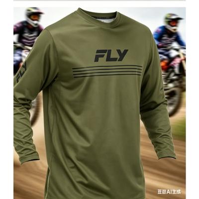 Herren Langarm T-Shirt Mountainbike Offroad Motorrad Radtrikot MTB Kleidung Camping Outdoor Angeln Oberteil Locker