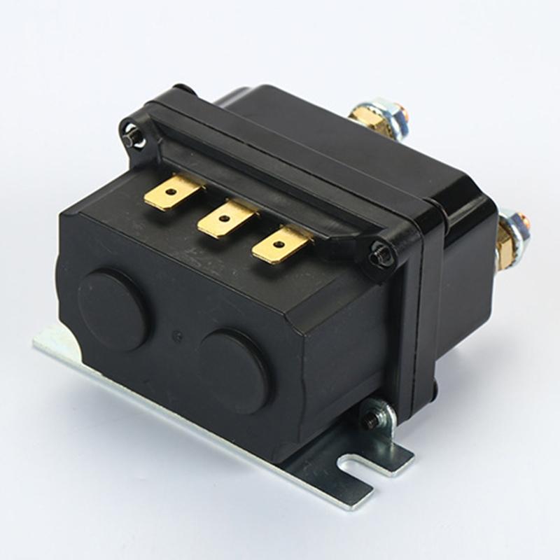 Universal 250A 12 Volt Winch Solenoid Contactor Relay Winch Rocker Switch Thumb for 5000lbs-7000lbs ATV UTV 4WD Winches