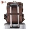 Herren Rucksack Crazy Horse Leder Doppel Schulter Reise Rucksack - Retro Echtes Leder Sportlich Lässig Tasche