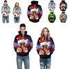 Luxuriously Comfortable Men Women Christmas Hoodie With Snowman 3d Print Design