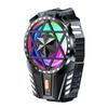 Mobile Phone Radiator with RGB Light Phone Gaming Radiator 3 Speed Adjustable Snap-On Cooling Fan for Outdoor Vlog Mobile Gaming