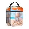 Lunch bag Children's fully printed picnic bag Cartoon animation convenient wear-resistant portable thermal insulation bag