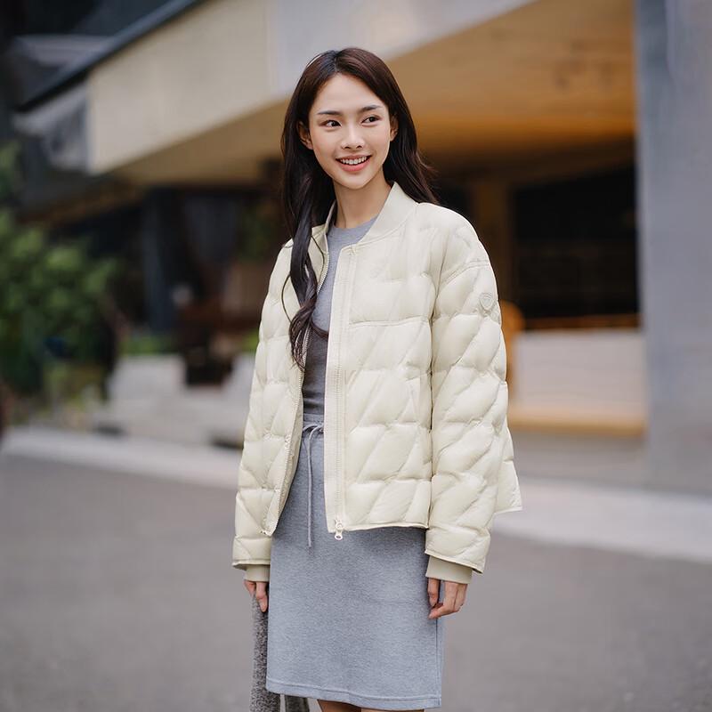 Tanboer Women's Lightweight Baseball Collar Down Jacket TB5330212Z