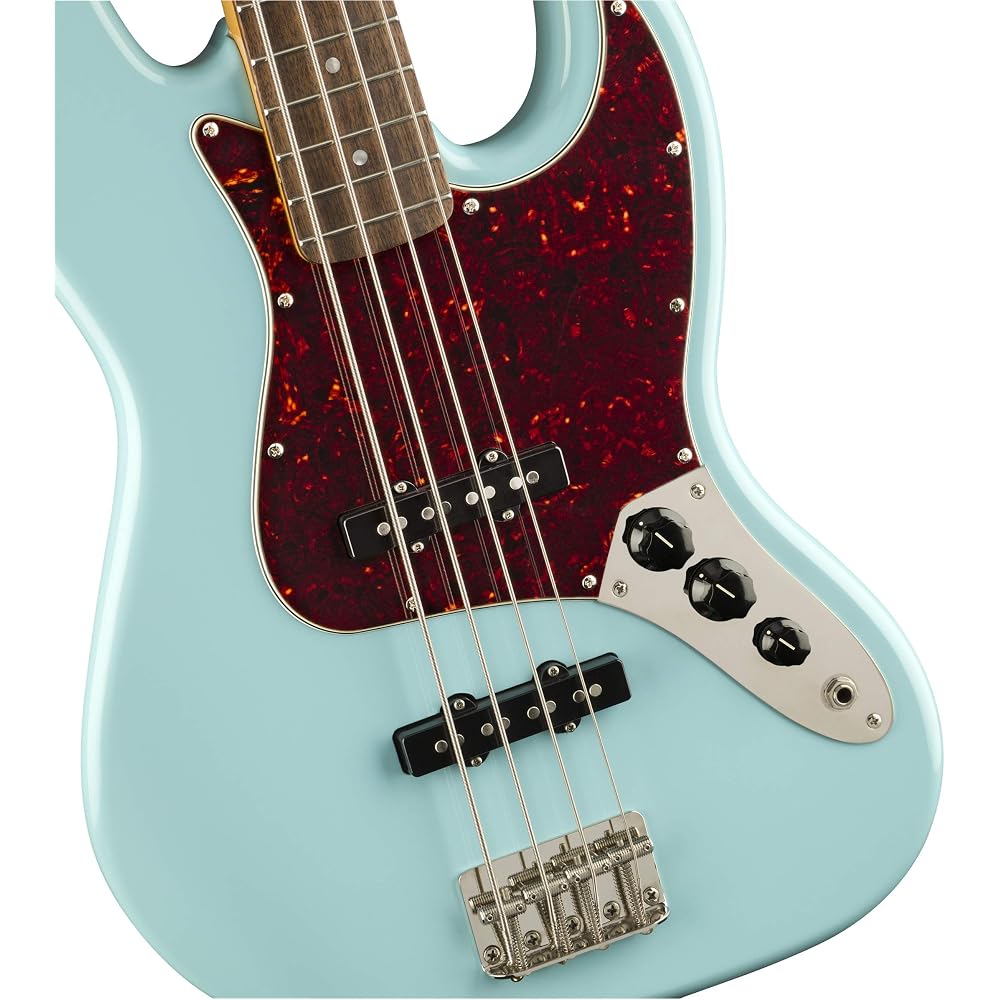 Squier by Fender Electric Bass Classic Vibe '60s Jazz Bass®, Laurel Fingerboard, Daphne Blue with...
