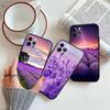 IK42 Lavender Purple Flower Phone Case for OPPO A40 A60 A80 A15 A16 A16K A12 A17 A17K A54 A54S A53 A53S A55 A56 A57 A98 F23