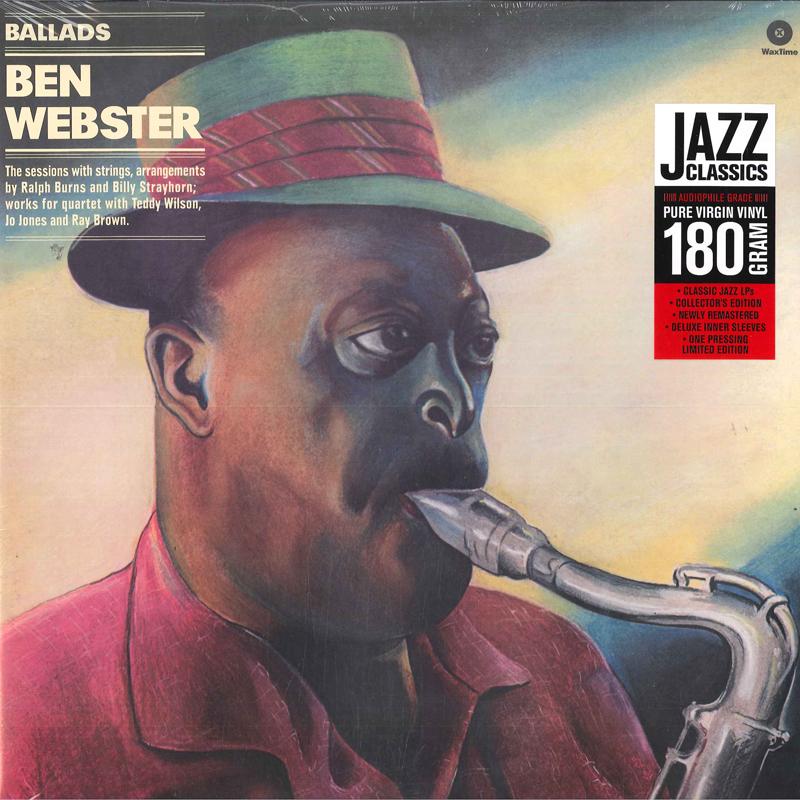

LP Record BEN WEBSTER - Ballads (180g) 772180 WaxTime 2017 Europe Jazz