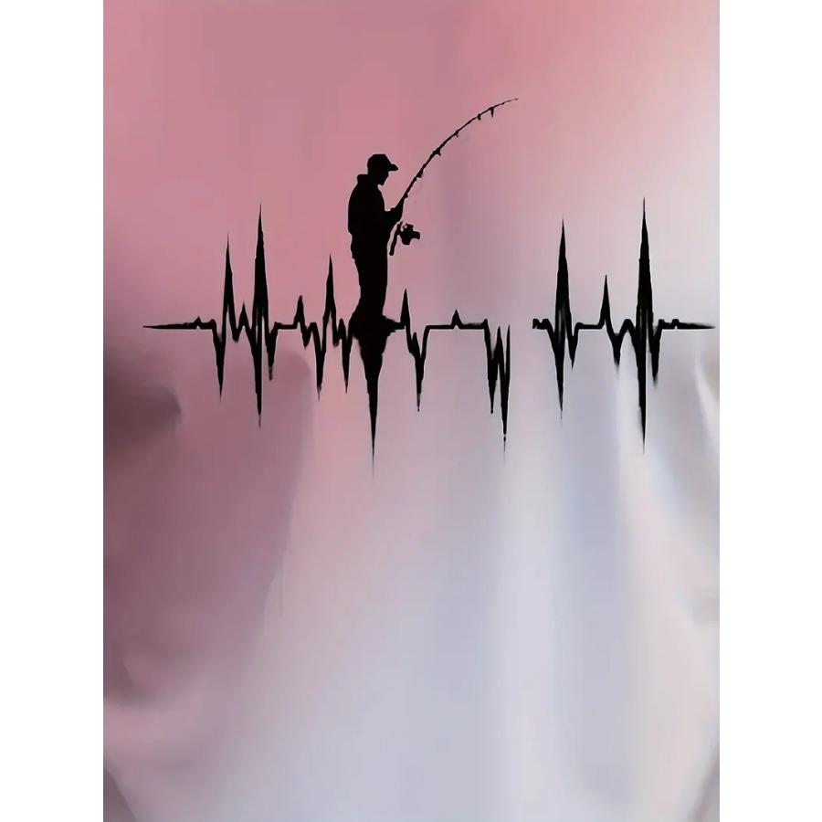 Gradient Master 3D Print Short Sleeve T-Shirt - Ultra-Breathable, Moisture-Wicking, Quick-Drying Athletic Top for Spring and Summer Outdoor Activities