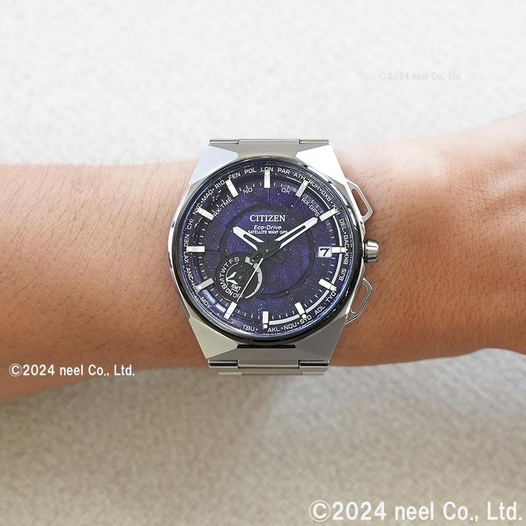 CITIZEN CREATIVE LAB GPS Satellite Satellite Wave Eco-Drive Radio-Controlled Watch, X, Men's Watch, CC3097-52L