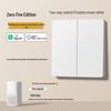 Mijia App-Compatible Smart Switch Panel: Four-Gang, Double-Gang, Double-Control, Single-Fire/Zero-Fire, Wireless, No Wiring Required