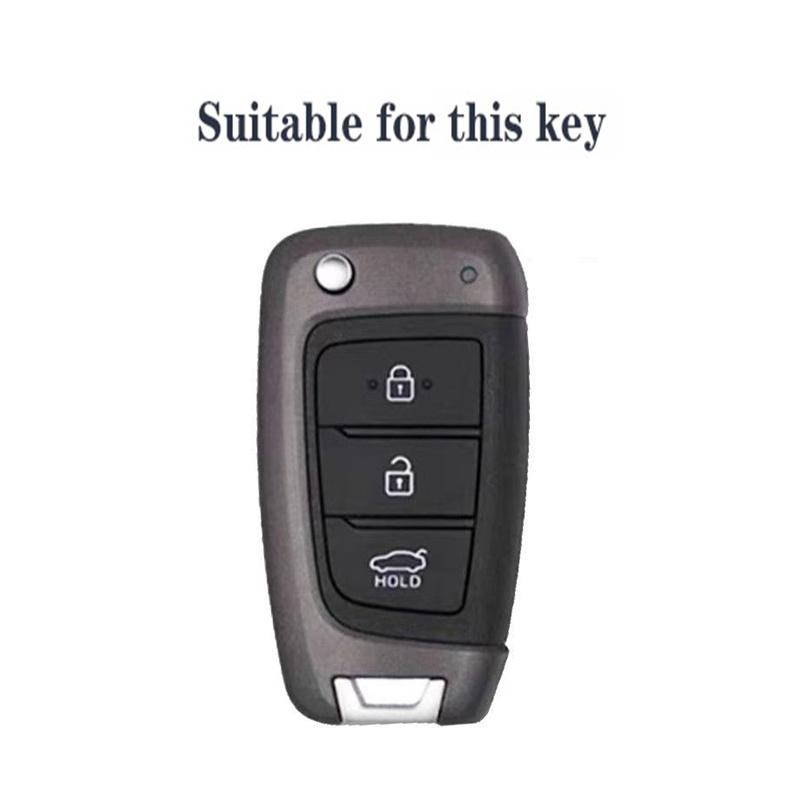Silicone Car Remote Key Case Cover Fob For Hyundai Tucson Accent Solaris Elantra I30 I35 I40 Kona Celesta Sonata Creta