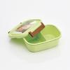 Skater Easy Light Bento Sealable Chataro and Kinako Made In & Box, Medium, 550ml, Microwaveable, Container, Flavors, Japan, XPM4-A