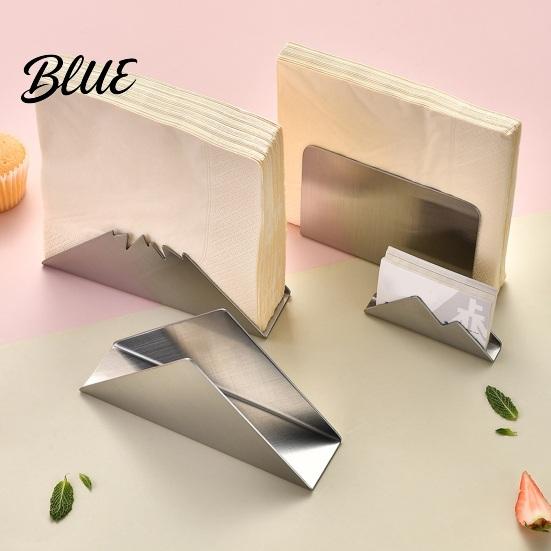 Tissue Holder Large Capacity Space Saving Stainless Steel Dispenser Dining Table Paper Napkin