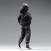 1/12 Scale Male Clothes,Men's Hoodie Pants Trousers Clothing for 6inch Male Action Figure Body Doll (Black Color)