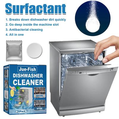 20 PZ Detergente per Lavastoviglie Forte Rimozione Macchie d'Olio Odori Anticalcare Pastiglie Detergenti Strumenti per Pulizia Profonda Cucina Lavatrice