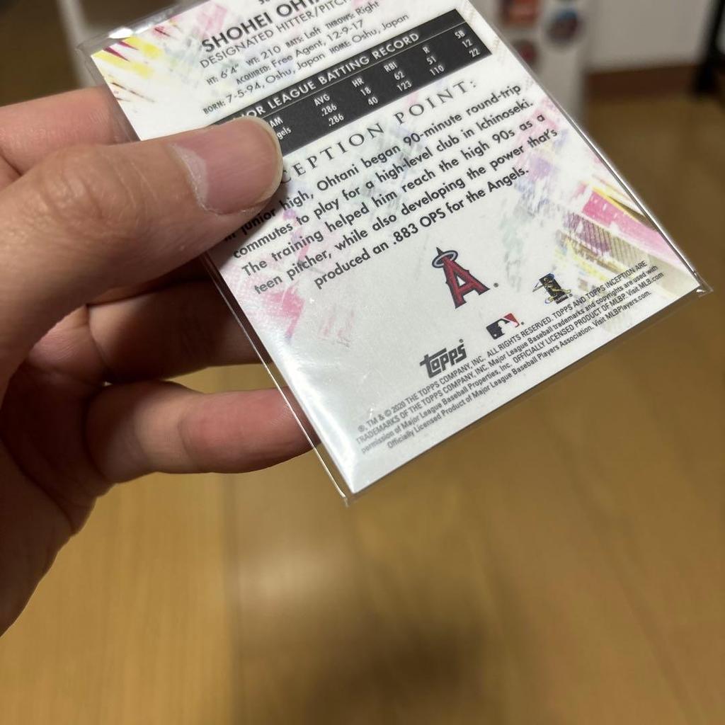 Used Shohei Ohtani 2020 Topps Inception Angels