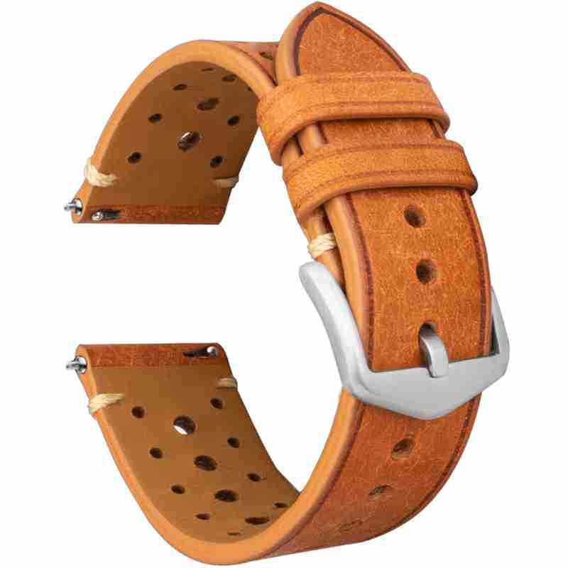 Proofing And Sampling, First Layer Retro Matte Leather Strap 16/18Mm Hole Cowhide Watch Strap Wristband