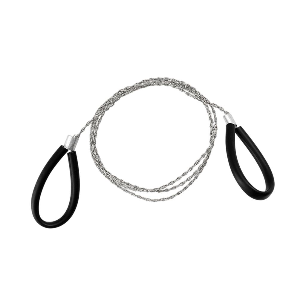 4 Ply Braided Steel Wire Handsaw Manual Operation Cutting Tool For Wood Metal Plastic Outdoor Home Improvement Projects