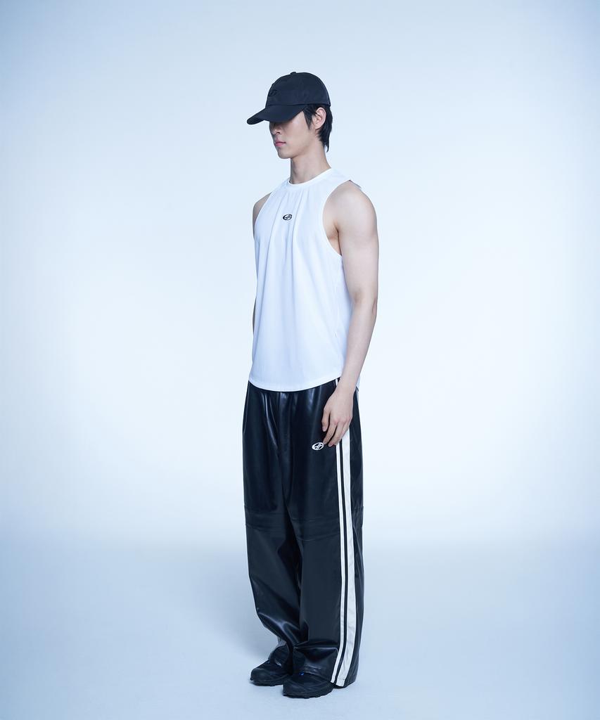 Hyeonpiteu Basic Mesh Sleeveless-[White]