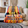 Dragon Ball Saiyan Forms Blanket Suitable For All Seasons Soft And Comfortable Bedroom Gift Outdoor Plush Blanket