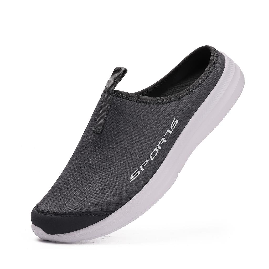 Summer 2024 Half Slippers for Men Trendy Men's Flat Bottom Casual Shoes Soft Sole Support Women's Sneakers Zapatos De Hombre
