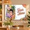 Custom Name Elvis Presley 5D Diamond Painting Personalized Full Drill Diamond Art Kit Gift
