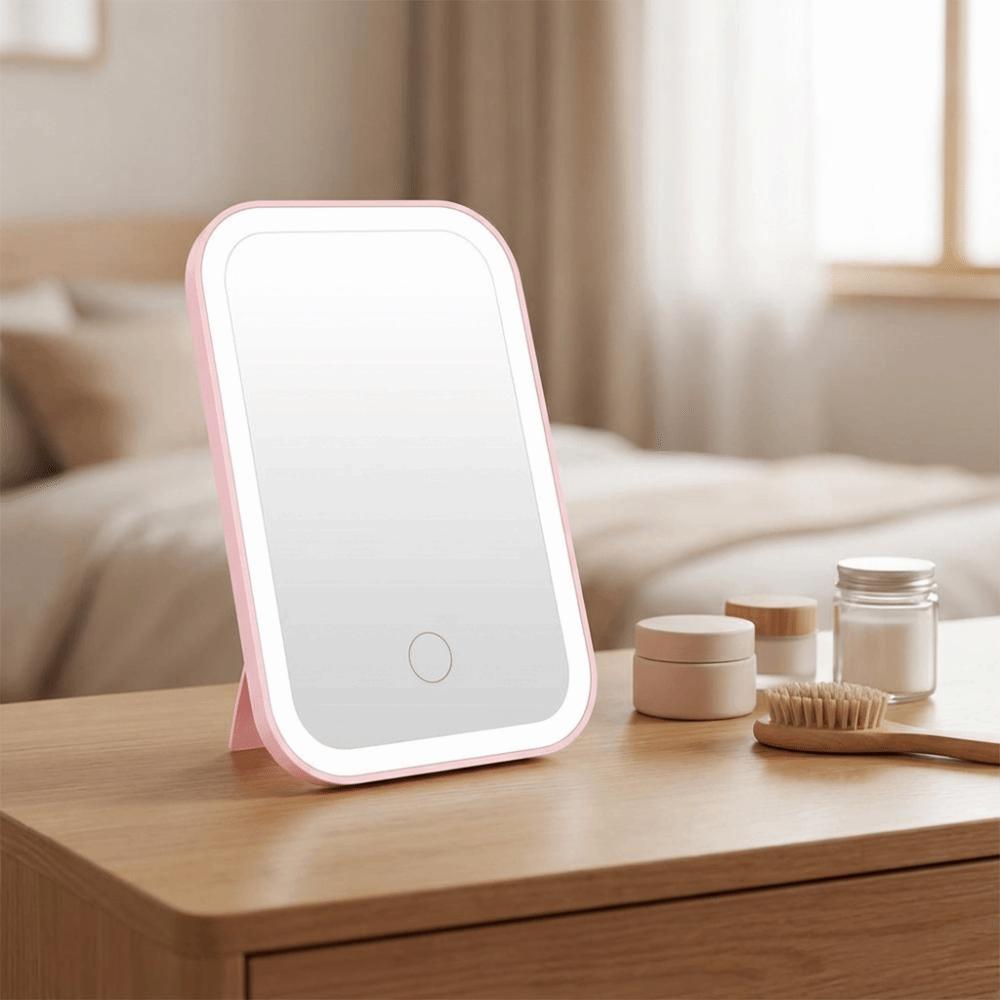 3 Color Lighting Modes LED Makeup Mirror Lighted Beauty Mirror Beauty Routine