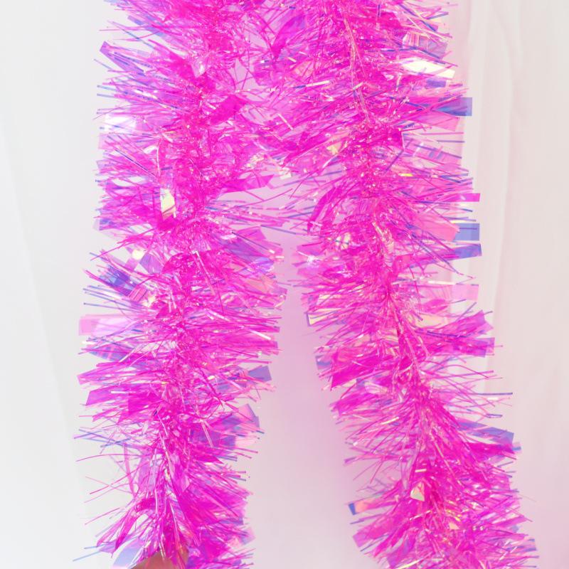 Sedmibarevný vlněný proužek na vánoční a narozeninové dekorace