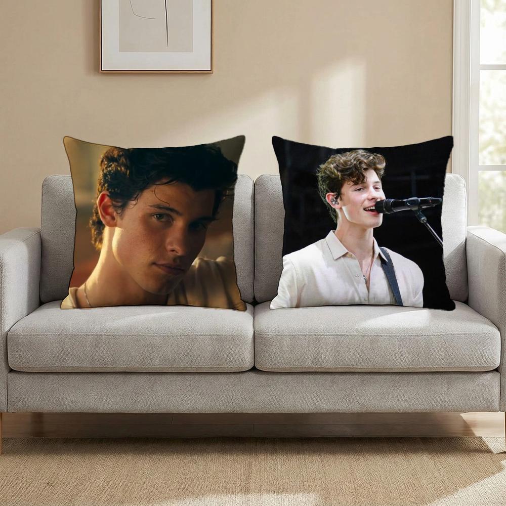 Singer S-Shawn Mendes Kissenbezug Mehrzweck-Kissenbezug für Zuhause & Auto - Wendbar, Weich & Langlebig für den täglichen Gebrauch
