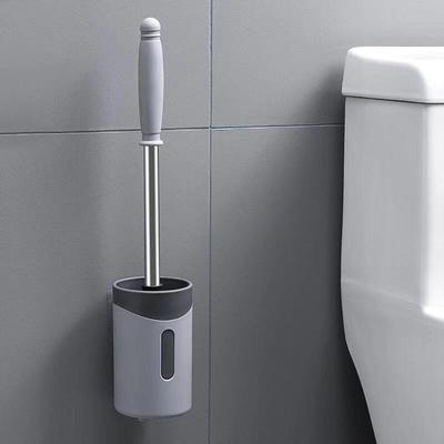 WC kartáče Nástěnný kartáč s dlouhou rukojetí na toaletu se základnou Koupelna WC Domácí sprcha R