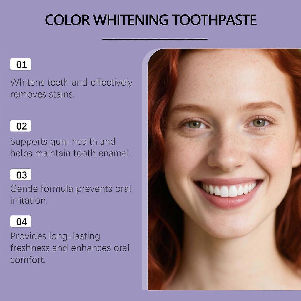 100g teeth Bleaching Toothpaste Yellow Teeth Removal Cream Oral Tooth Fresh Bleaching Tooth paste For Stain Cleaning