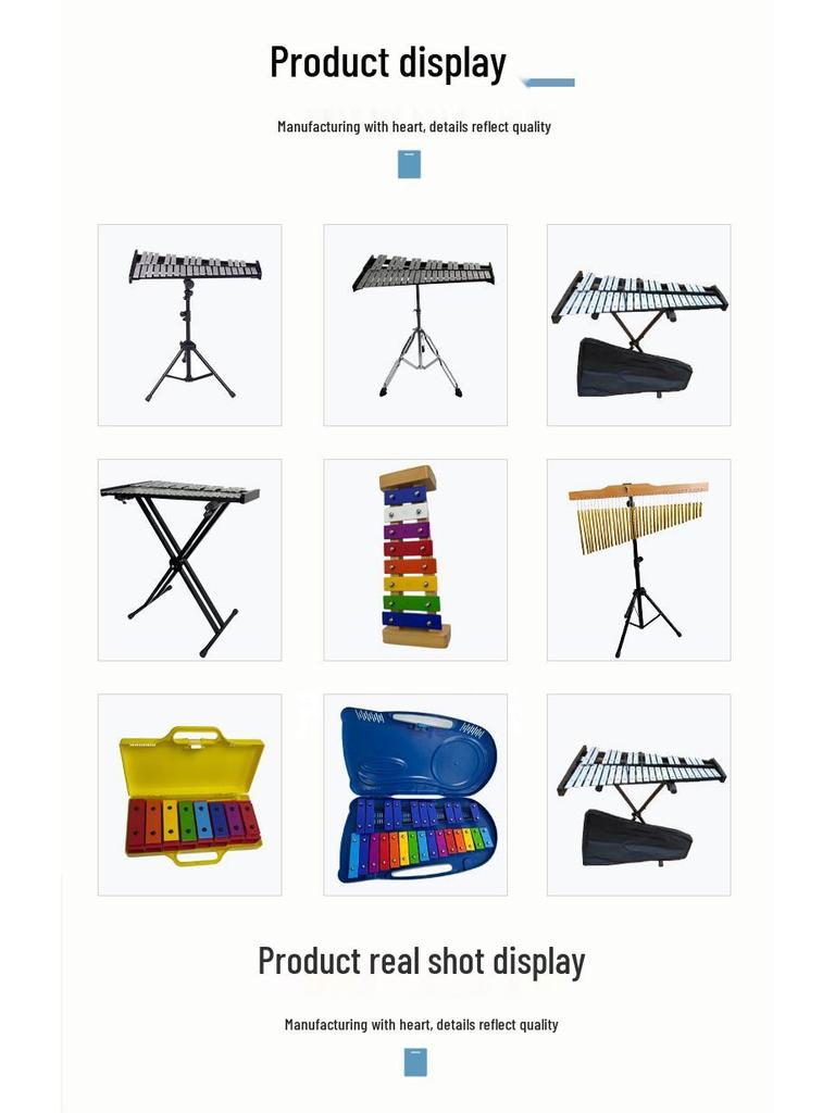 Colorful 8-Note Wooden & Aluminum Xylophone for Toddlers - Early Education Glockenspiel Toy