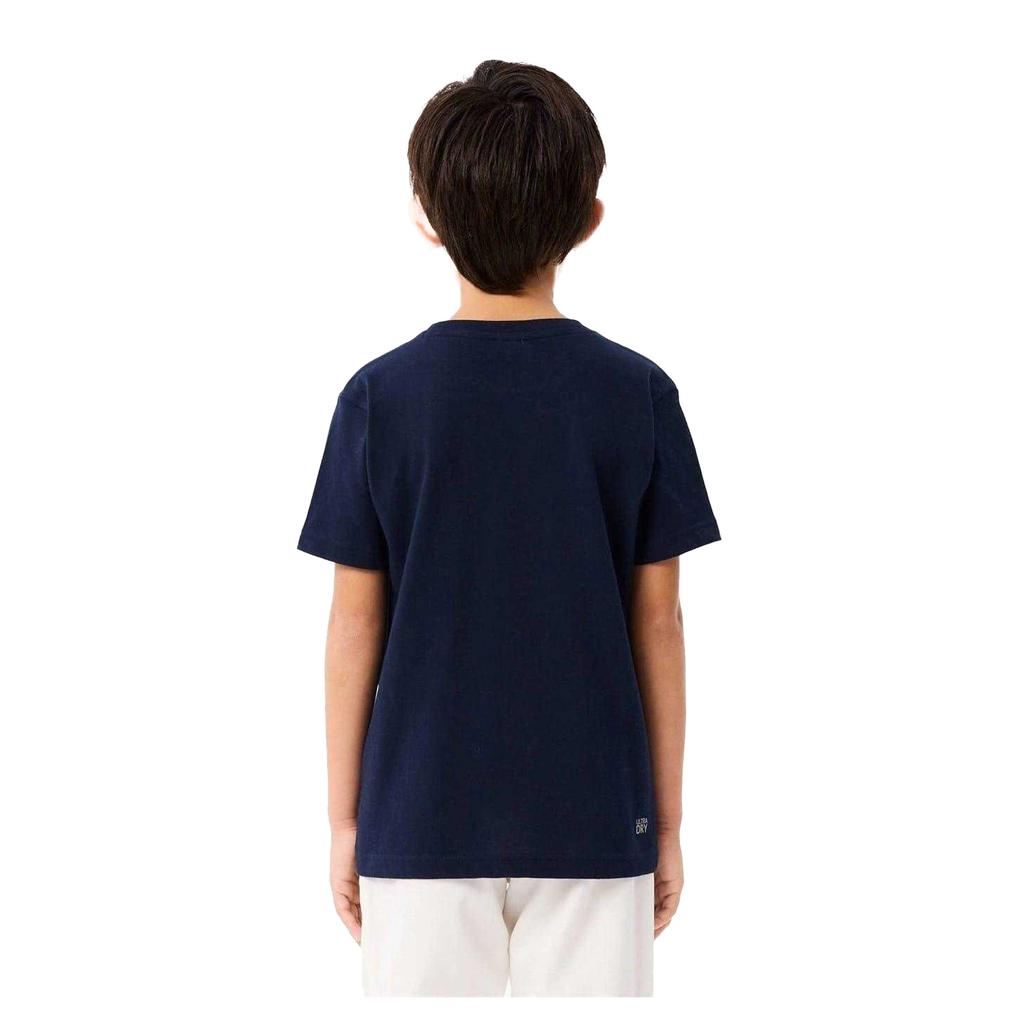 Lacoste Childrens/Kids Large Logo Premium Cotton T-Shirt