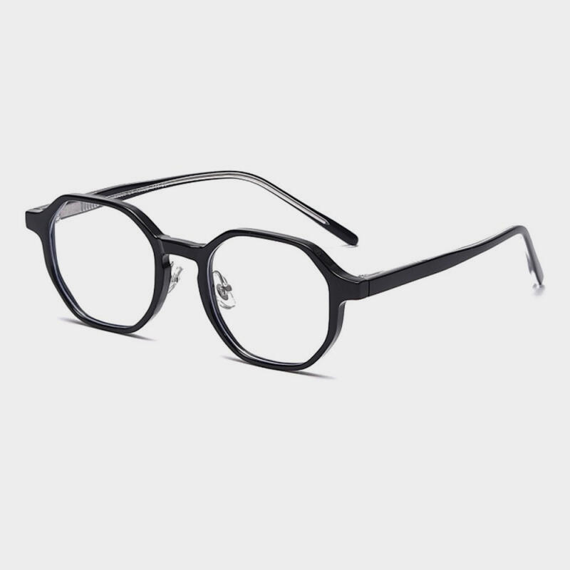 The Classic 9035R Blue Light Blocking Glasses Frame Black