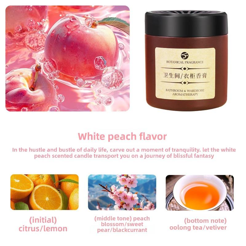 Aromatherapie für Zuhause, Festes Deodorant für Innenräume, Toilettendeodorierung, Schrankduft, Leichter Duft, Auto-Salbe