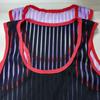 O-Neck Sleeveless Solid Color Men Vest Striped Racerback Male Mesh Sexy Transparent Bottoming Vest Home Wear