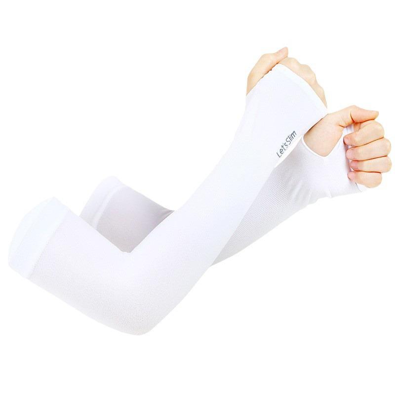 Women's Cycling Ice Silk Sleeves – Breathable UV Protection for Summer Outdoor Sports