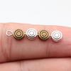Geometric Small-Hole Spacer Beads Mini Antique Bronze Zinc Alloy Jewelry Making Fix Bead Position Style Bead Spacers