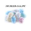 Easter Eggs Light Strings 40 LED Battery Operated Easter String Lights Pastel Lights for Easter Party Indoor Decorations 581