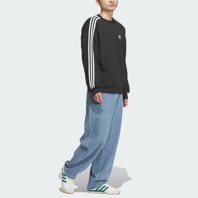 adidas Originals Oversize Crew Sweatshirt Black JN9786